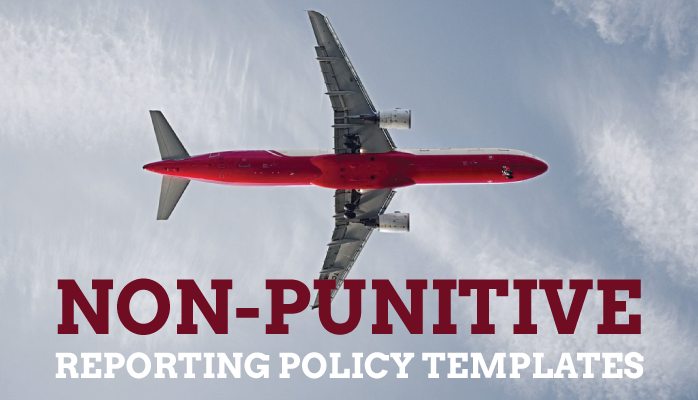 free aviation safety management system non-punitive reporting policy templates for airlines and airports